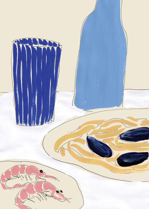 Positano Lunchtime by Sia Marche