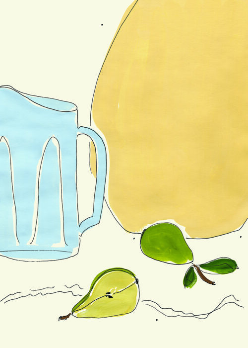 Still Life With Pears by Sia Marche