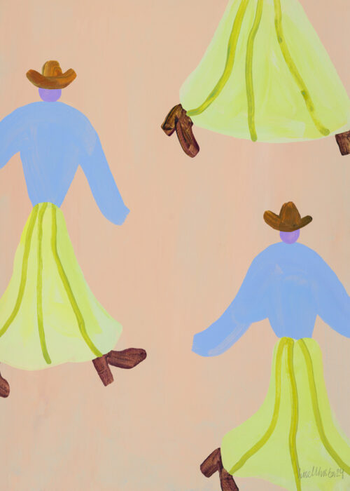 Dancing Cowgirls by Lise Uhrskov