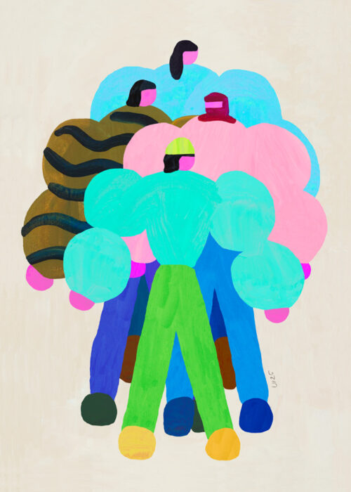 People in Puff by Lise Uhrskov