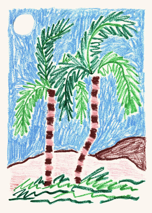 Palm Trees by Karolina Kling
